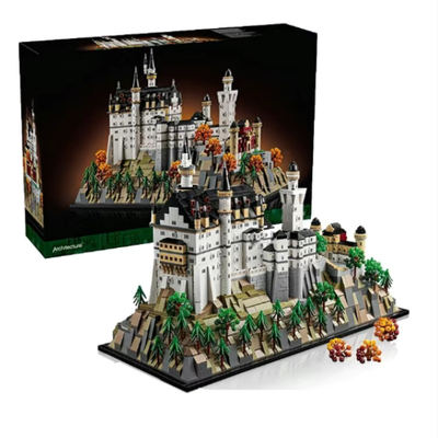 Architecture Neuschwanstein Castle MOC | 31Cm | 3445 Pcs
