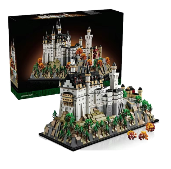 Architecture Neuschwanstein Castle MOC | 31Cm | 3445 Pcs
