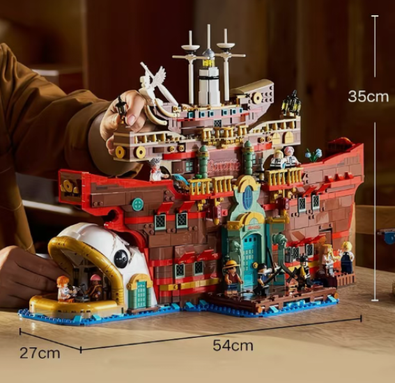 One Piece The Baratie Floating Restaurant MOC | 35cm | 3402 Pcs