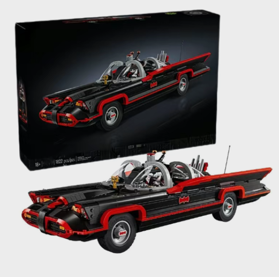 Batman: The Classic TV Series Batmobile MOC | 50cm | 1822 Pcs