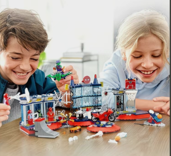 Marvel Spider-Man Attack on the Spider Lair MOC | 14cm | 466 Pcs