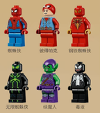 Marvel Spider-Man Attack on the Spider Lair MOC | 14cm | 466 Pcs