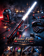 Star Wars Style RGB Lightsaber with Sound FX – Heavy Metal Cosplay Saber