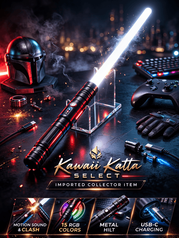 Star Wars Style RGB Lightsaber with Sound FX – Heavy Metal Cosplay Saber