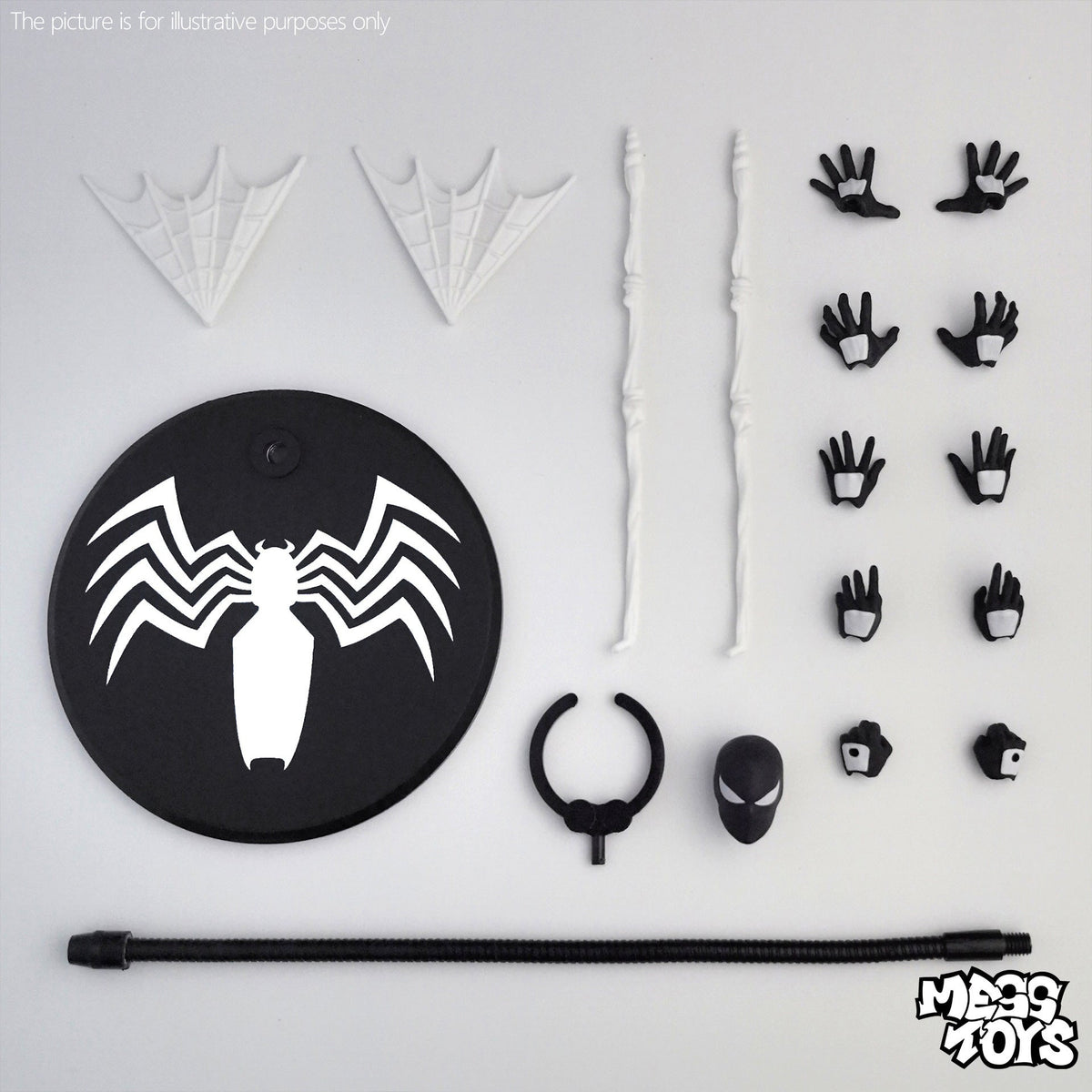 Mess Toys Symbiote Spider Man | Marvel