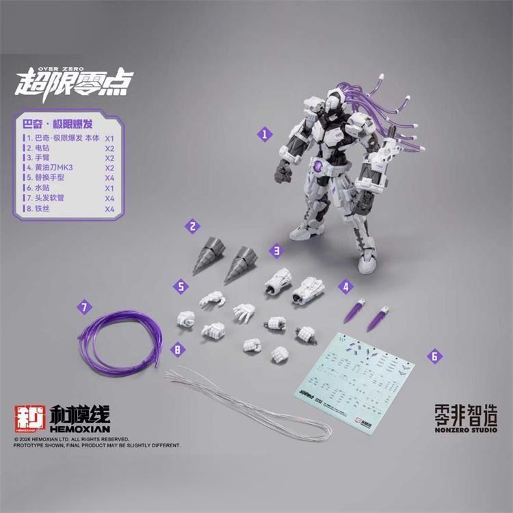 Boxer Baki - White(Zero point Series) | Hemoxian / NoneZero Studio | 1/10