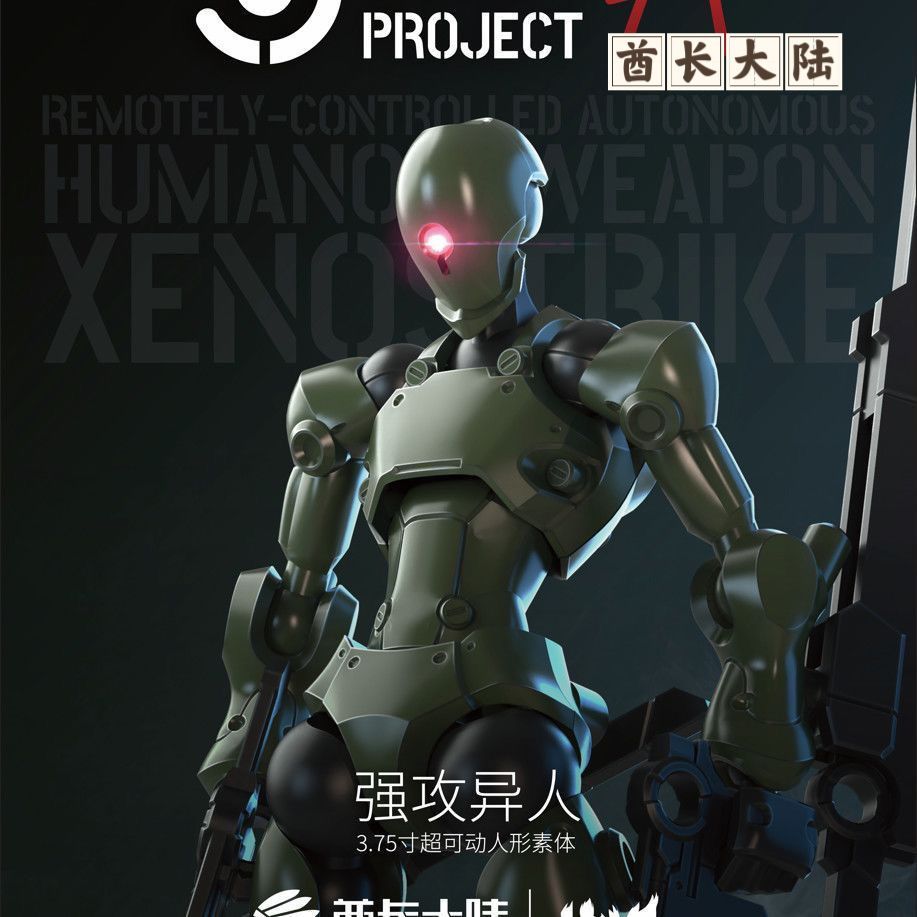 3 Min A Project Xenostrike | Shiek Mainland | 1/18 [Set Of 2]