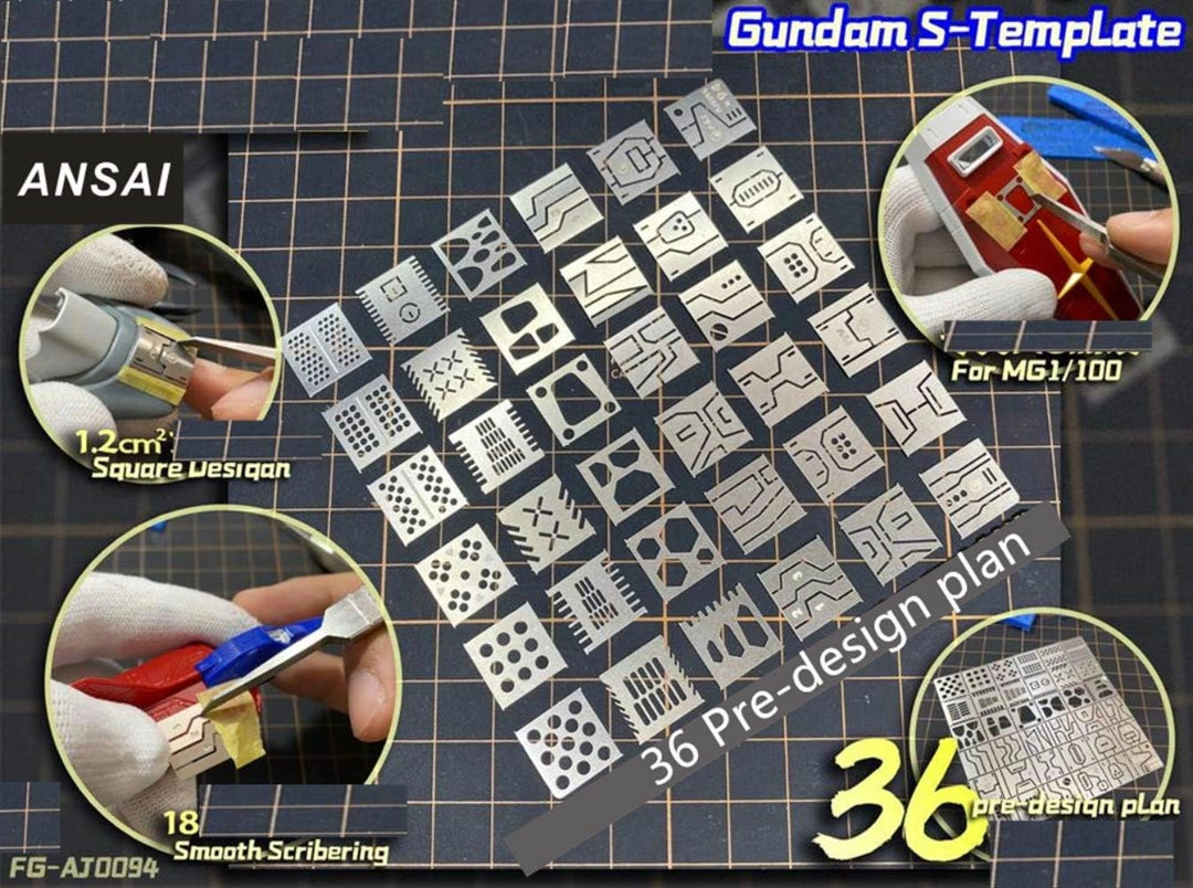 Gundam Decal S-Template | ANSAI | Tool