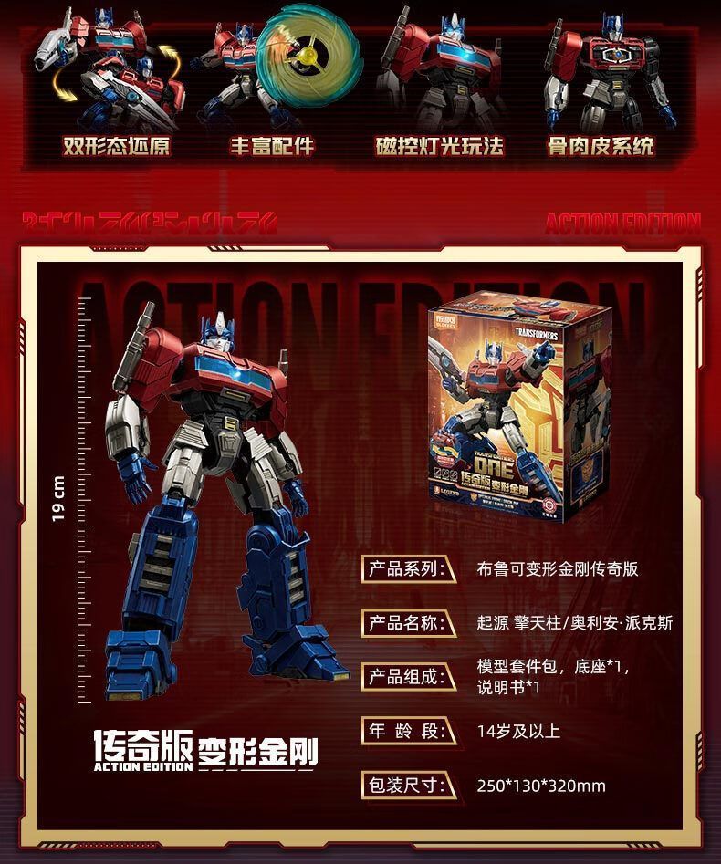 Transformers 04 Optimus Prime/Orion Pax TF One Ver. | Blokees | Action Edition
