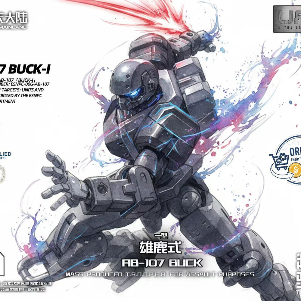Chief's Continent Super Mobile Cavalry (Black Ver)| Buckskin Warriors | 1/144