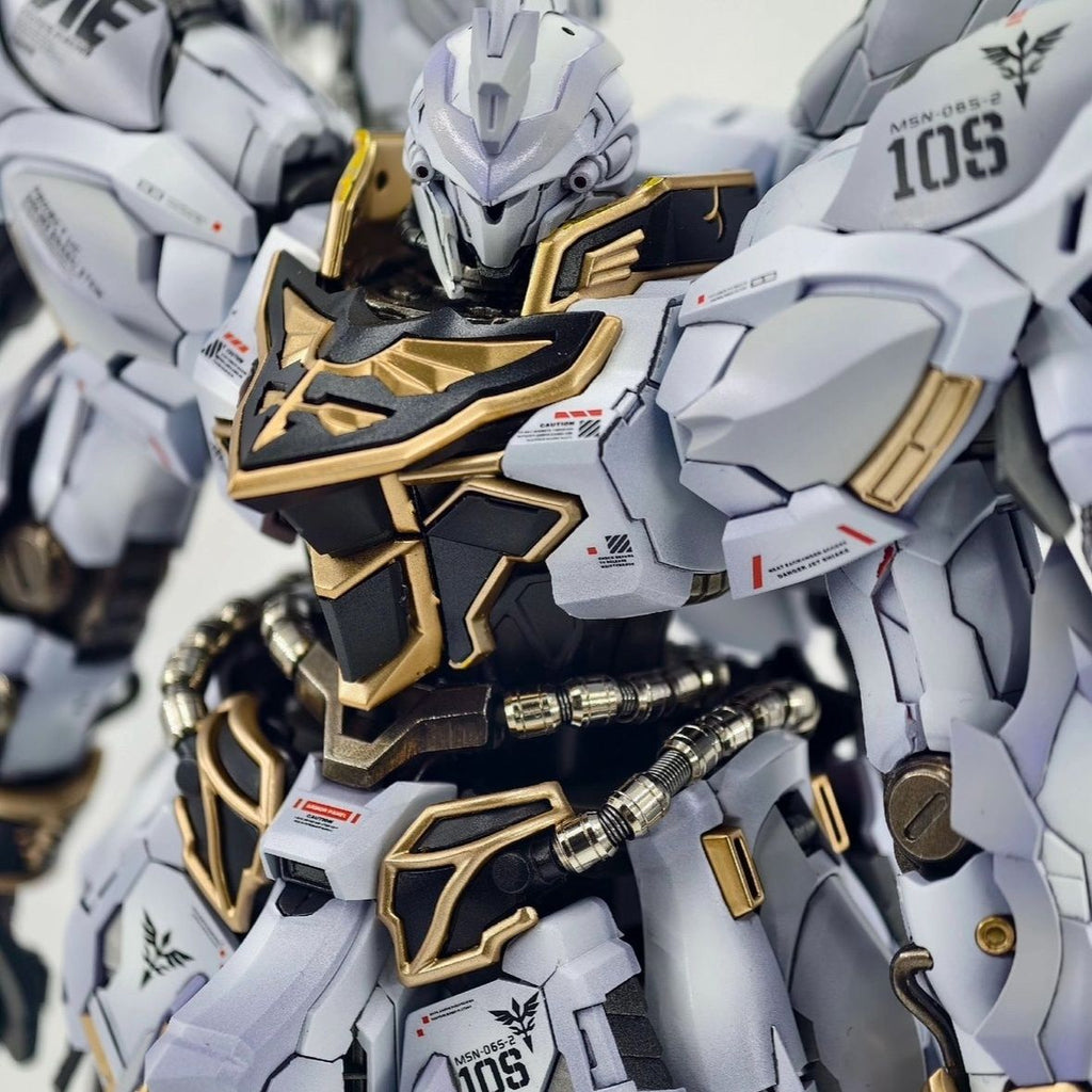 MSN-06S Sinanju White Wolf (Takumi Studio Ver.) 1/100 Scale Model Kit | Comet Technology | 1/100